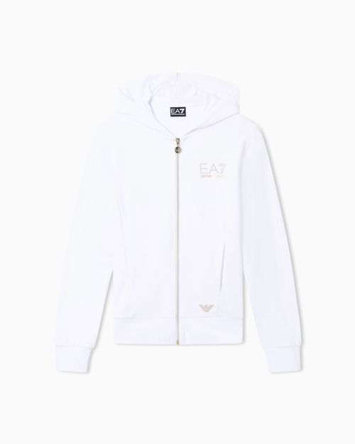 Evolution hooded sweatshirt in a stretch viscose-blend