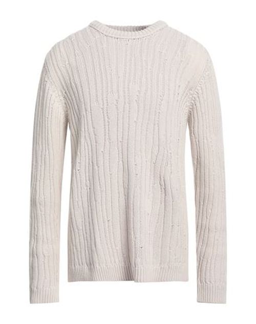 Man Sweater Beige Size M Virgin Wool