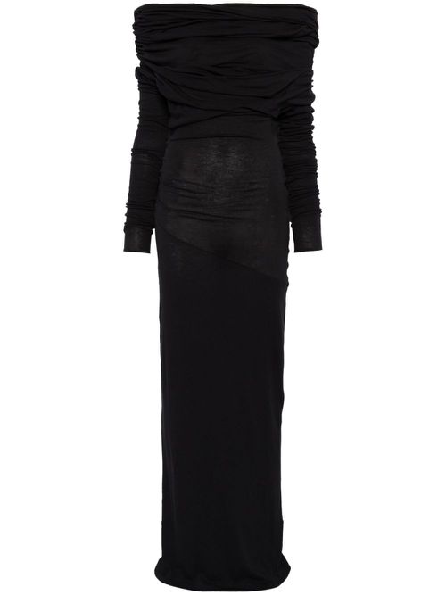Bound midi dress - Black