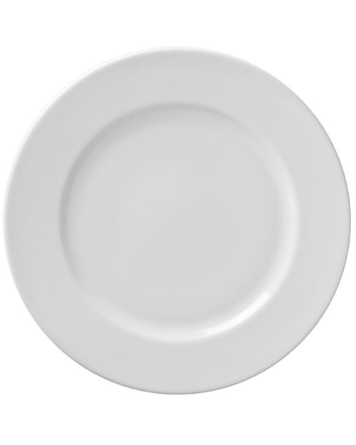 Set of 6 Classic White Luncheon Plates