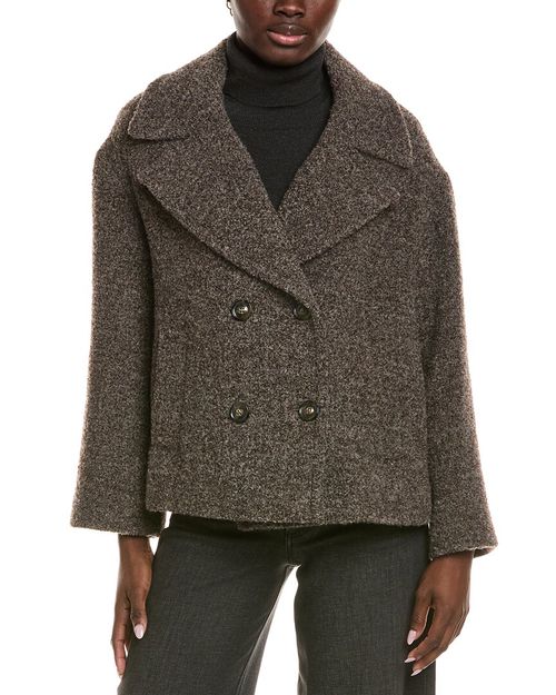 Icons Wool-Blend Short Coat