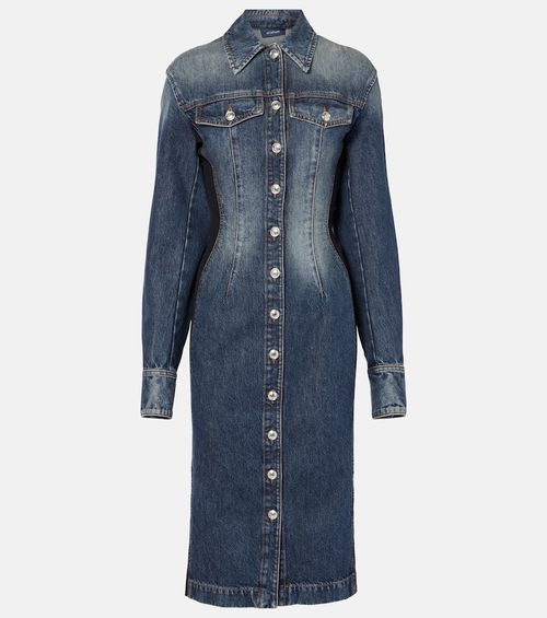 Fiorito denim midi dress