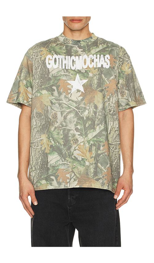 Gothicmochas Rockstar Tee in Green. - L also in S, M, XL/1X
