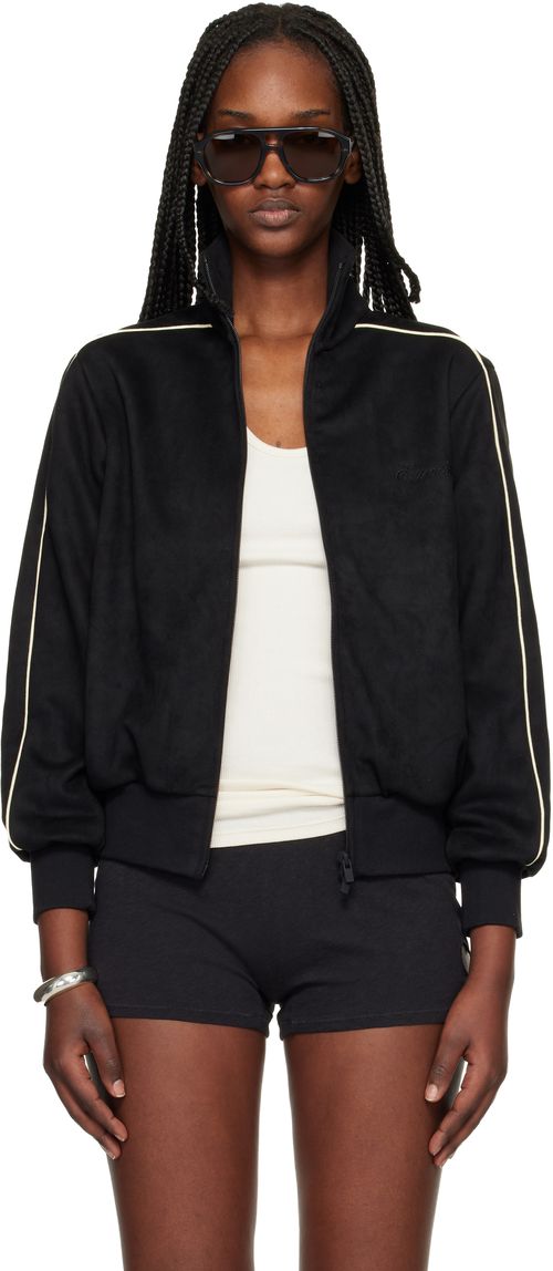 Black Signature Vintage Fit Track Jacket