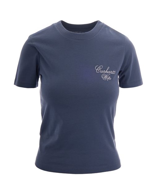 Blue Logo Crew Neck T-Shirt