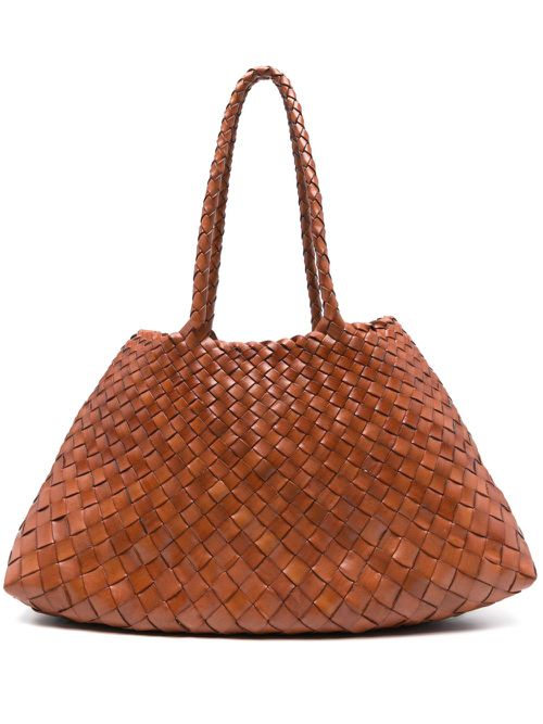 Brown Santa Croce Tote Bag - Women's - Calf Leather