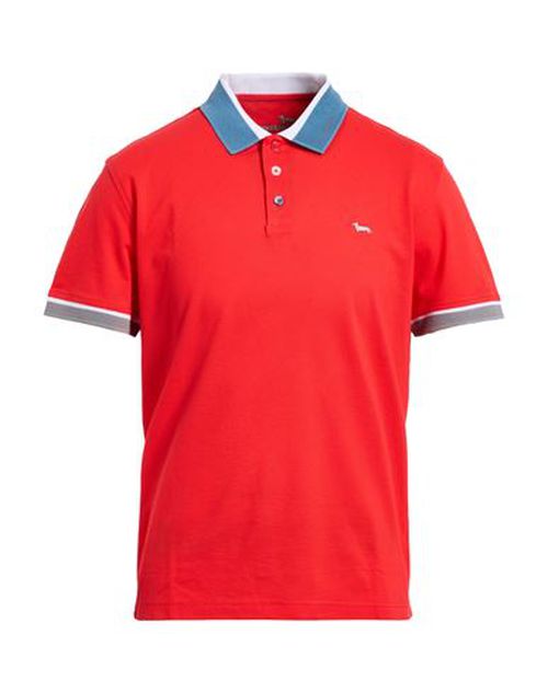 Man Polo shirt Red Size L Cotton