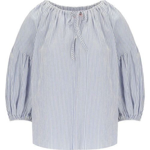 Traffic People Rose Light Blue Top