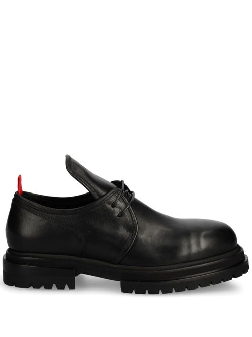 Leather derby shoes - Black