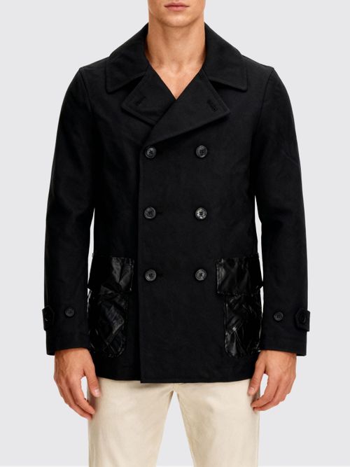 Trench Coat COMME DES GARÇONS SHIRT Men color Black