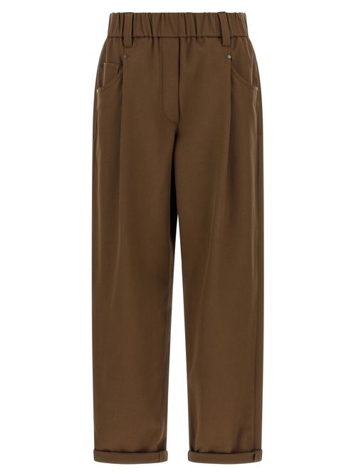 Trousers — Brown