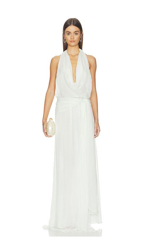Stone Cold Fox x REVOLVE Sema Gown in Mint. L. Also in M, S, XL