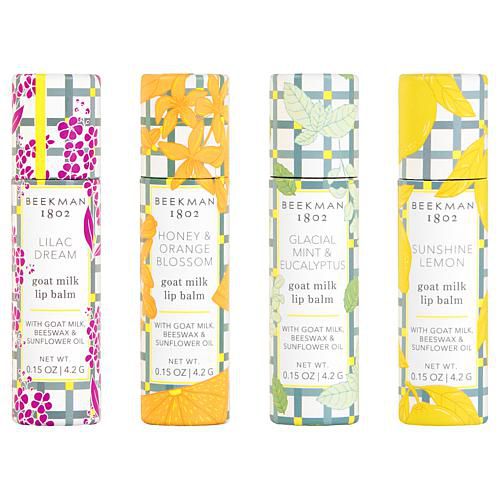 Goat Milk 4-piece Lip Balm Assortment