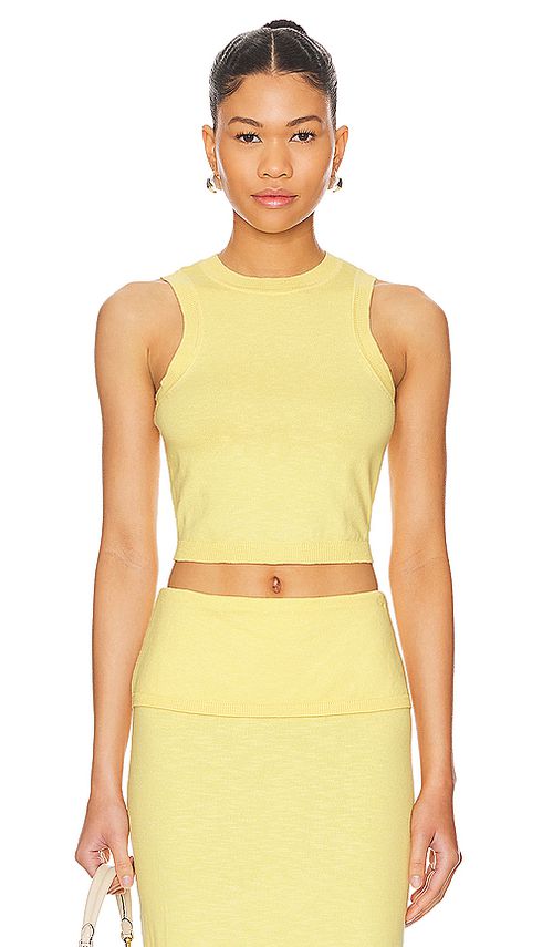 Lovers and Friends Lumielle Tank in Yellow. M. Also in