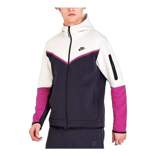 Sportswear Tech Fleece Full Zip Up Hoodie 'Cave Purple Active Pink'