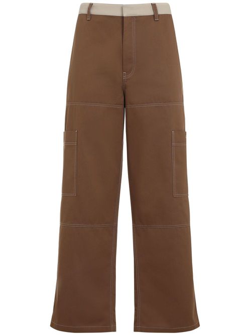 Cotton trousers - Brown