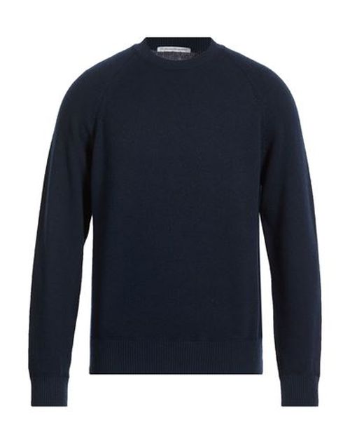 Man Sweater Midnight blue Size M Wool, Polyamide