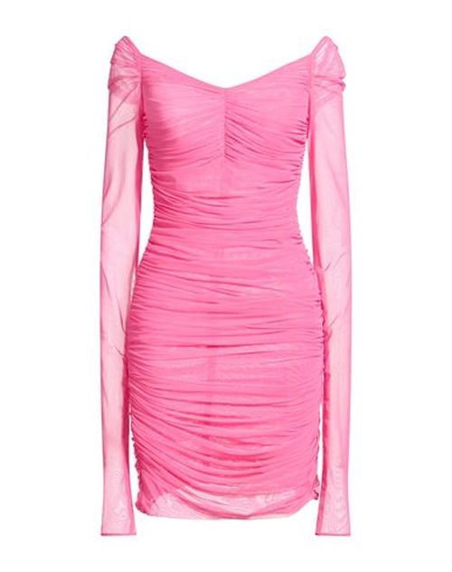 Woman Mini dress Pink Size 8 Polyamide, Elastane
