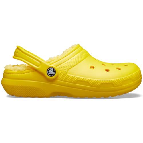 Crocs unisex adult Men's and Women's Classic Lined | Fuzzy Slippers Clog