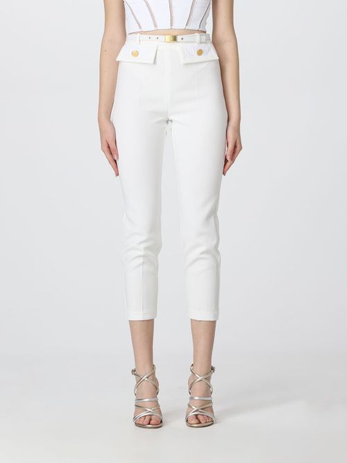 Pants Woman color Ivory