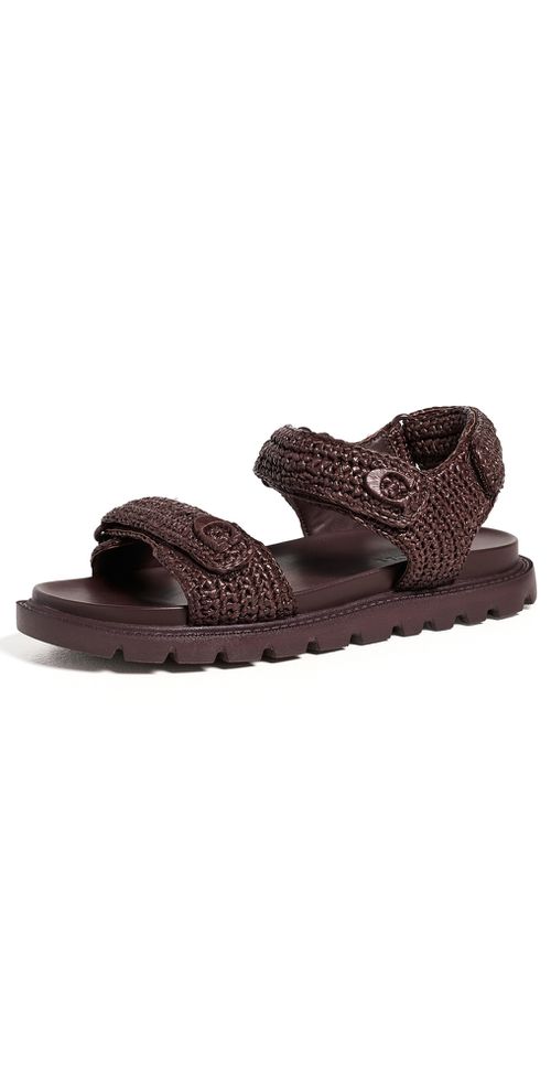 Brynn Sandals Maple Raffia