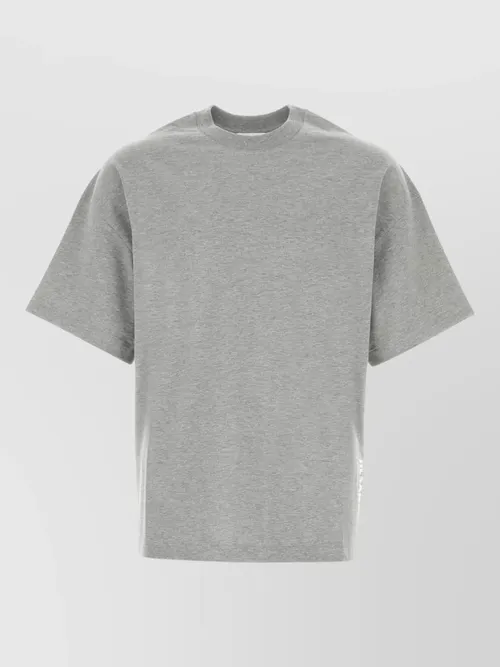 Jil Sander - cotton crew neck short sleeve t shirt