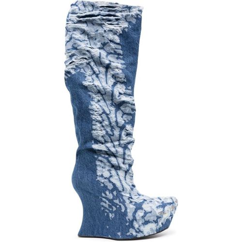Masha Popova Denim Heel Boot
