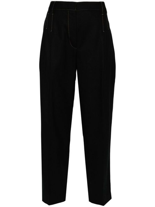 Cropped trousers - Black
