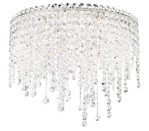 Chantant 5-Light Flush Mount Ceiling Light in Stainless Stee