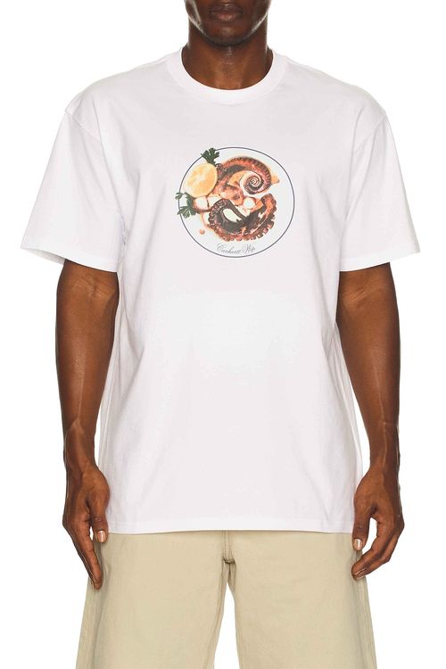Carhartt WIP Octopus T-shirt in White - White. L also in M, S, XL/1X