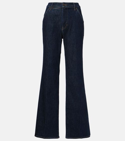 Crosbie high-rise wide-leg jeans