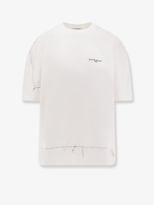 Logo-Embroidered Cotton T-Shirt — White