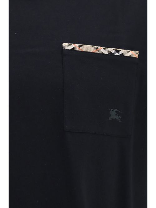 Check T-shirt — Black