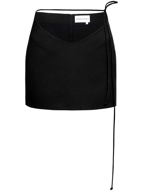 Cut-out detailing mini skirt - Black