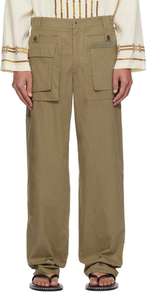 Khaki Ezio Trousers