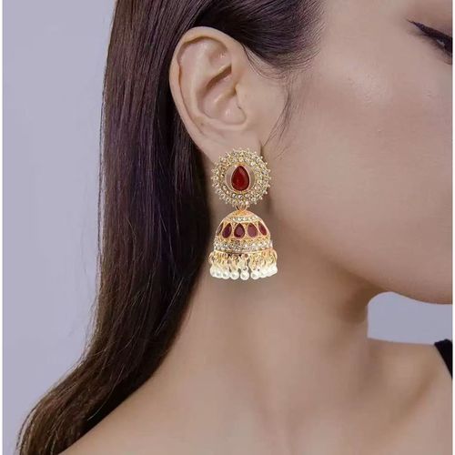 Cross-Border Supply 2 Creative Fashion Personalized Water Drop Earrings, Artistic Retro Ethnic Style Lantern Earring