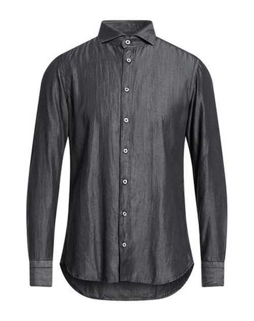Man Denim shirt Charcoal Size 15 Cotton