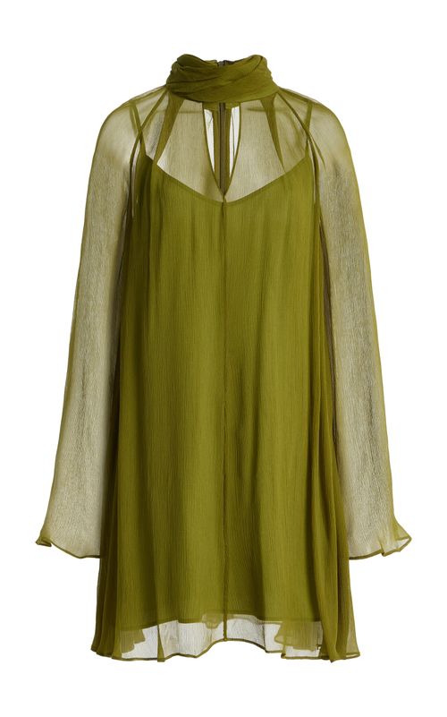 Esther Chiffon Mini Dress - Moda Operandi