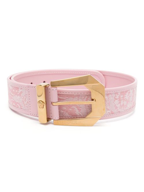 Barocco Medusa Heritage leather belt - Pink