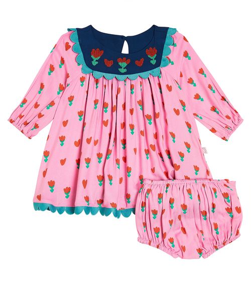 Stella McCartney Kids Baby floral dress and bloomers set 8056715696443