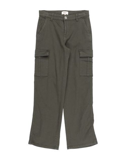 Kid Girl Pants Dark green Size 11 Cotton, Elastane