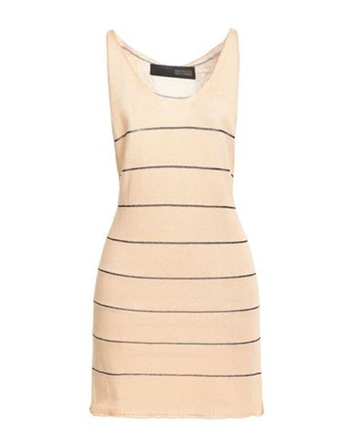 Woman Top Beige Size S/M Linen, Viscose, Cotton