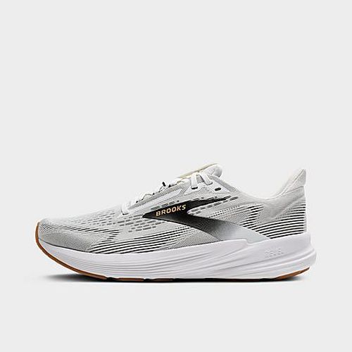 Men's Revel 8 Running Shoes in White/Black/Oak Buff