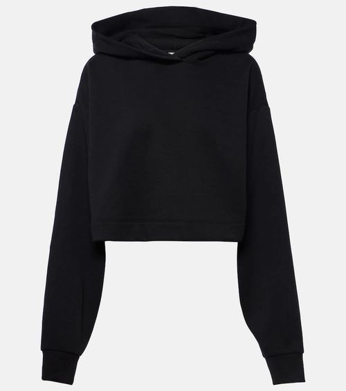 Bae cropped cotton-blend hoodie