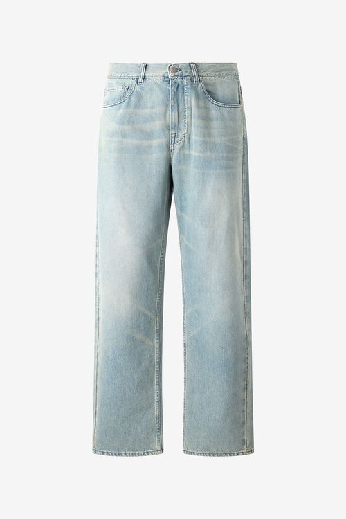 Sandblasted-effect Jeans