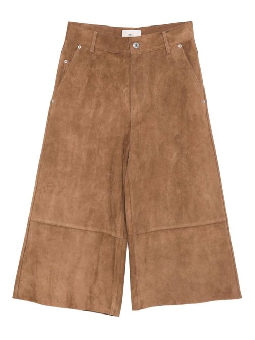 Suede Leather Trousers
