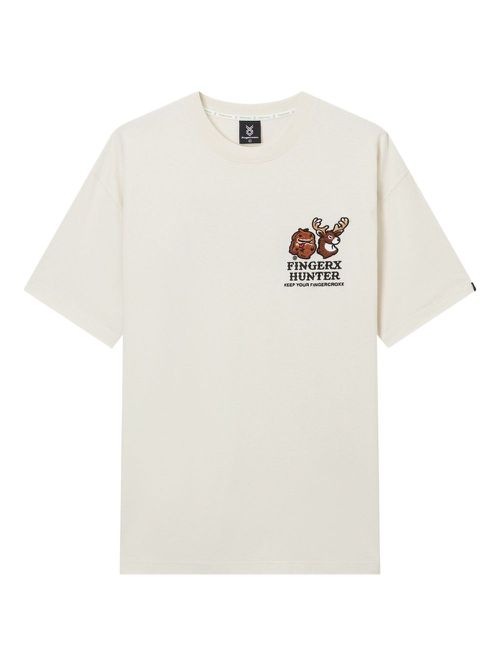 Short-sleeved cotton T-shirt - White