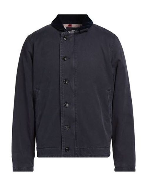 Man Jacket Navy Size XL Cotton, Virgin Wool