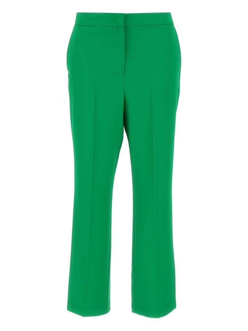 Pressed-crease trousers - Green