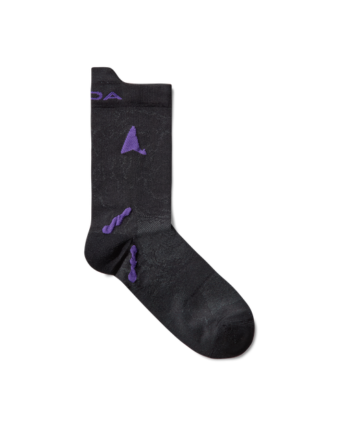 ROA Ryli Q Skin Technical Crew Socks Black Underwear Unisex